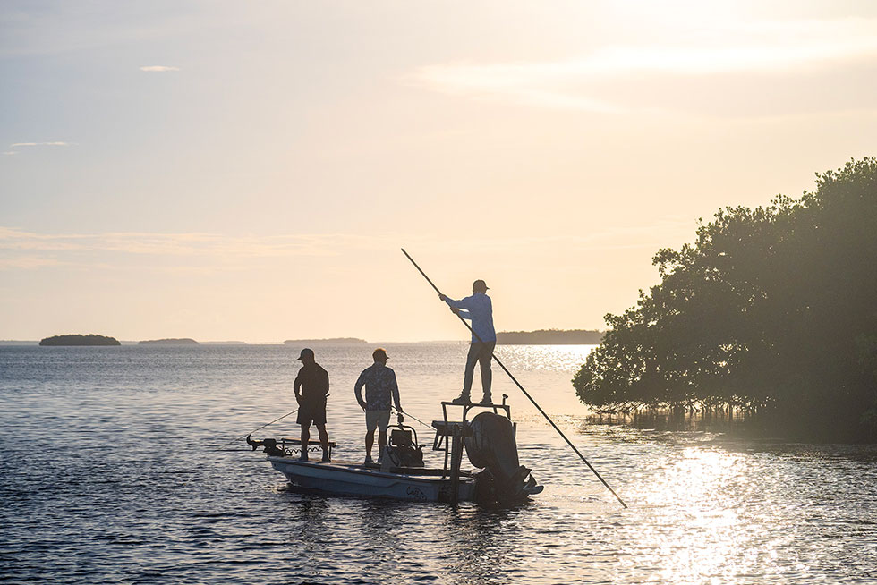 reflex-6 Fishing boat at sunset
