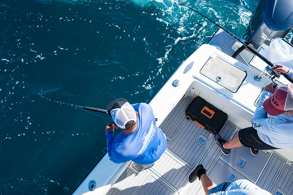 Fishing from above