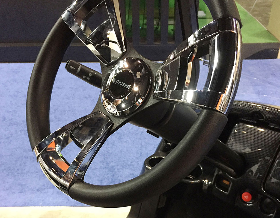 Gussi Italia by Syntec Elevates Golf Cart Design